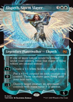 Elspeth, Storm Slayer Tarkir- Dragonstorm Ghostfire Frame